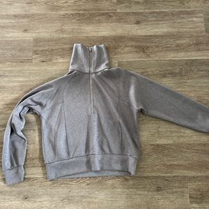 Women’s Spanx size Small Gray Quarter-Zip Pullover